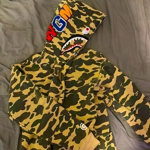 Rare First generation vintage bathing ape full zip hoodie